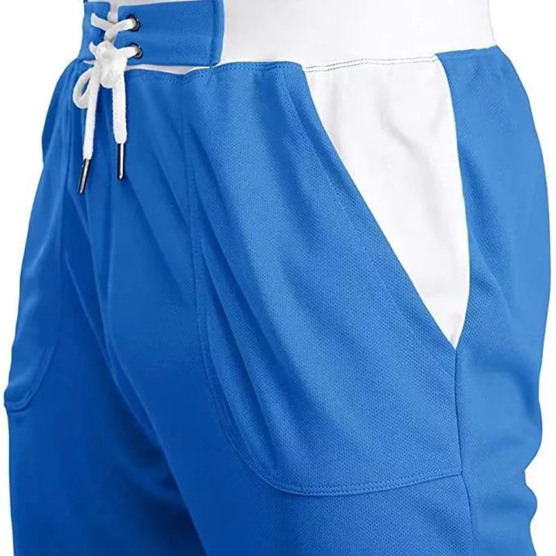 

2021 summer new men's fashion outdoor leisure sports feet quick-drying mesh five-point shorts