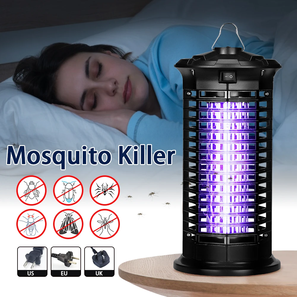 

Healthy ABS Non-toxic Bug Zapper Insect Fly Attractant Trap for Indoor Outdoor Electric Repelente Mosquitoes Killer Lamp