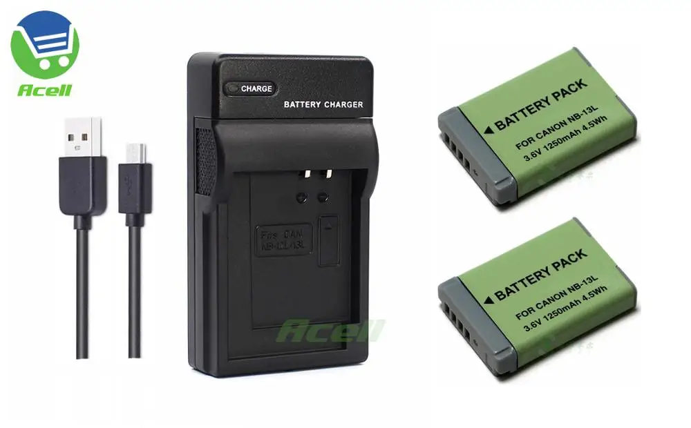 NB-13L NB13L Батарея зум-объектив для Canon PowerShot G5X G9X G7X Mark II G1X G7X Mark III PowerShot SX740 SX730 SX720 SX620 HS Камера - Цвет: 2Battery 1Charger