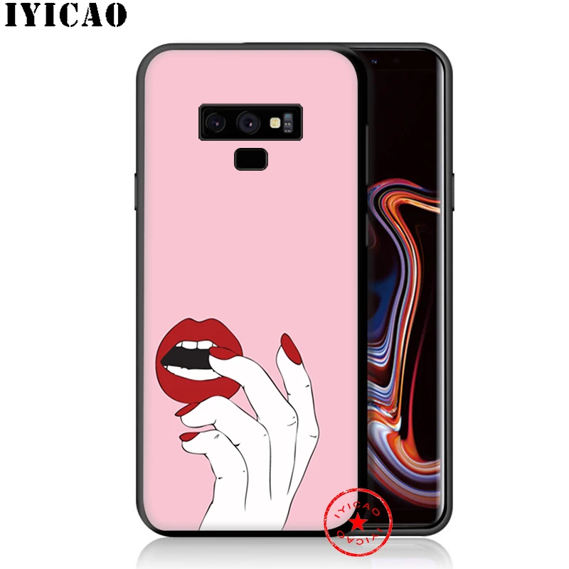 IYICAO лучший друг розовые руки мягкий чехол для телефона samsung Galaxy S10e S10 S9 S8 Plus S6 S7 Edge