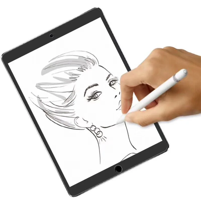 

For iPad 10.2 inch Paper Like Screen Protector Film Matte PET Anti Glare Painting For iPad Pro 9.7 10.5 11 12.9 AIR 2 3 Mini 5 4