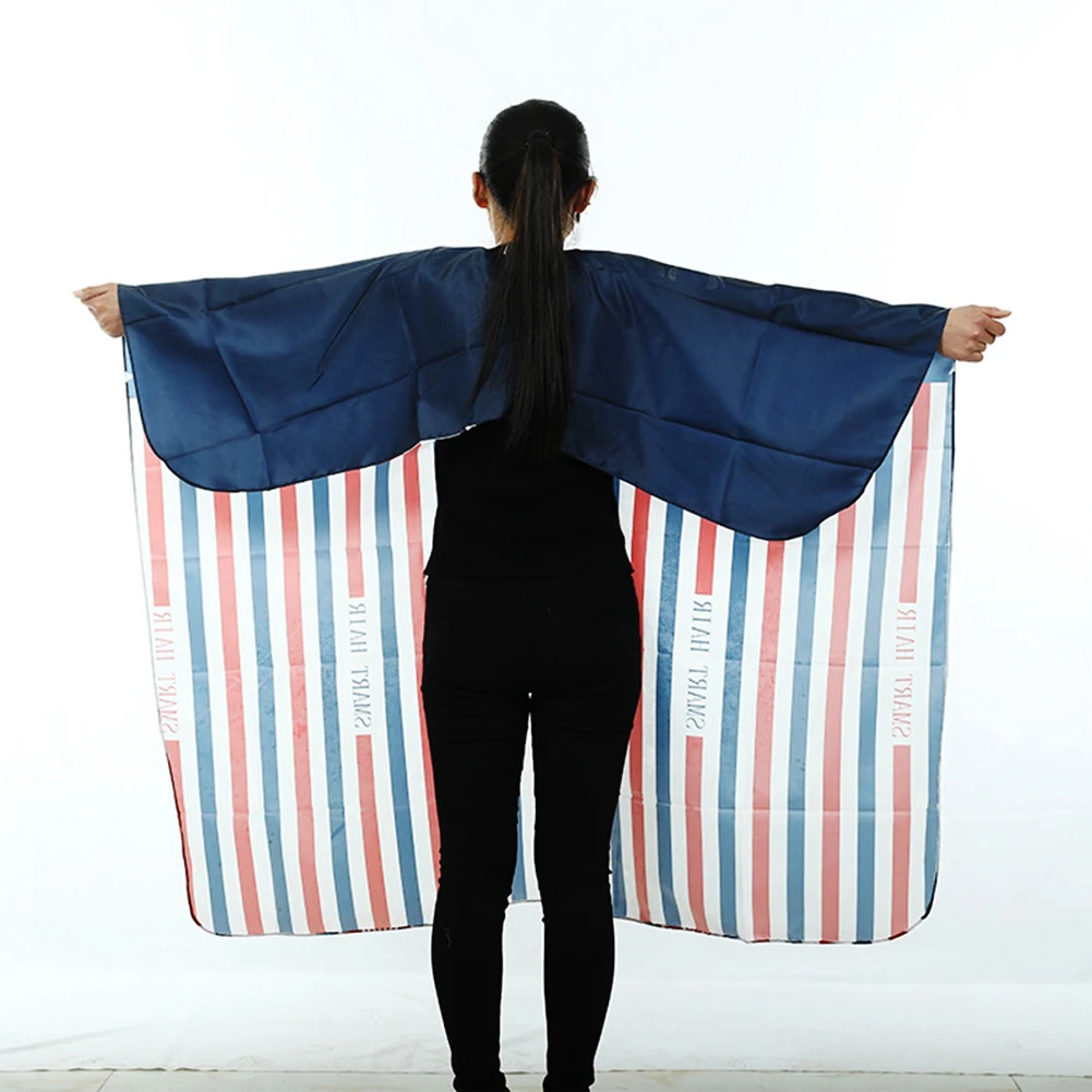 Антистатическая накидка для волос взрослых домашний салонный фартук с принтом