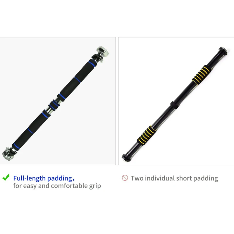 Регулируемая дверная горизонтальная планка с фиксированной пряжкой 60-150 см для