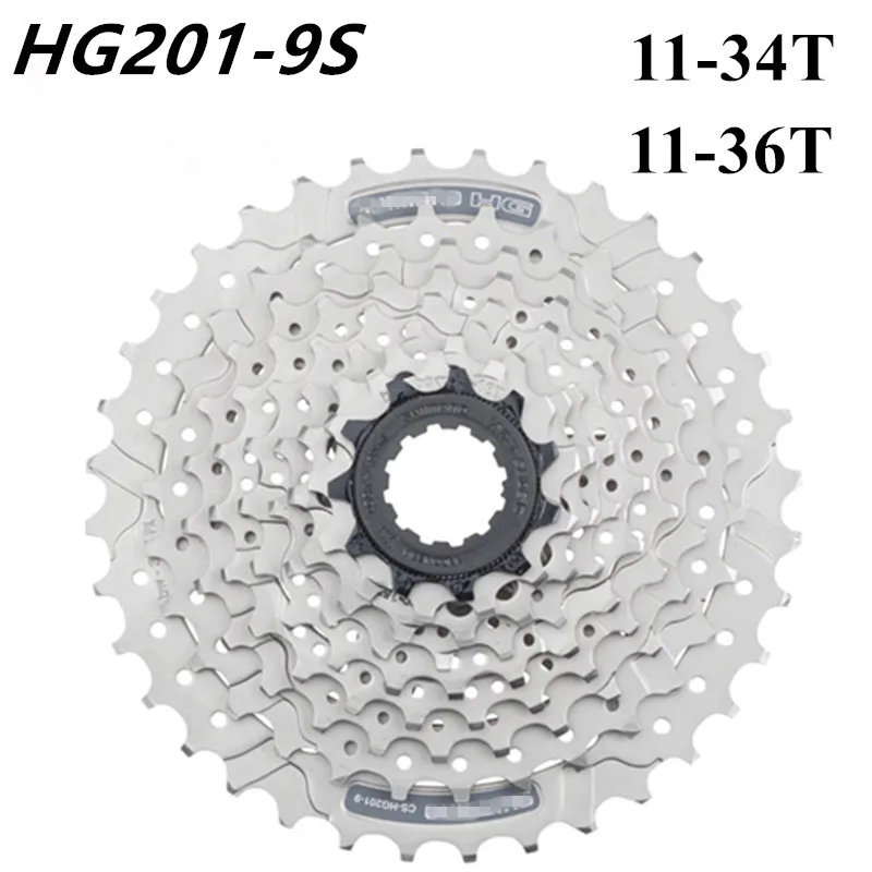 HG201-9 кассета Звездочка горный велосипедный маховик MTB велосипедный HG200-9 кассета Звездочка 11-36 т 9 скоростей 11-34 Т