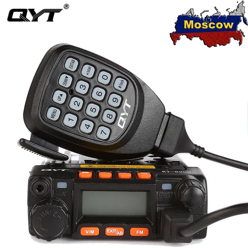 Мини мобильный радио QYT KT 8900 Dual Band 136 174/400 480 МГц высокой мощности приемопередатчик