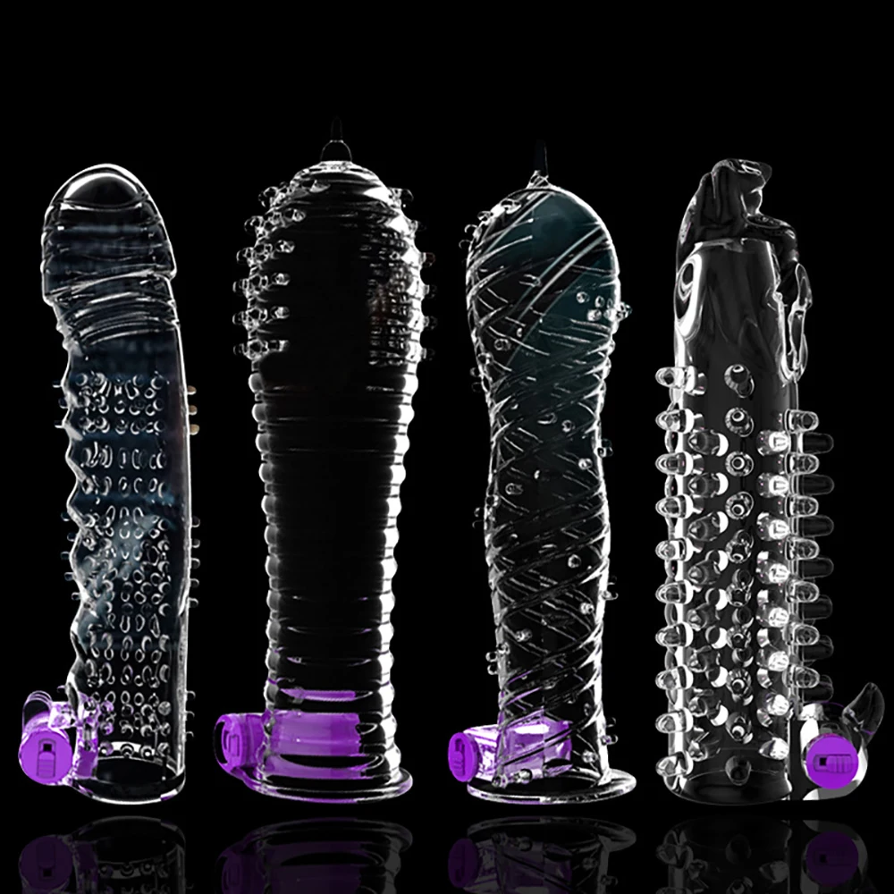 Penile Sleeve Vibrator Increases Dildo Thickening Erotic Products Delayed Ejaculation Vibration Cock Ring Sex Toys for Couple | Красота и
