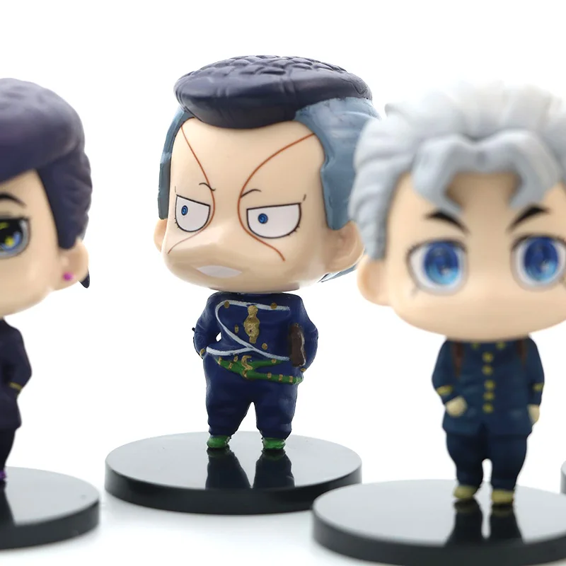 JoJo Bizarre Adventure Action Figures Kujo Jotaro Anime Model Koichi Hirose Cartoon Figurine Nijimura Okuyasu Collectible Doll | Игрушки и