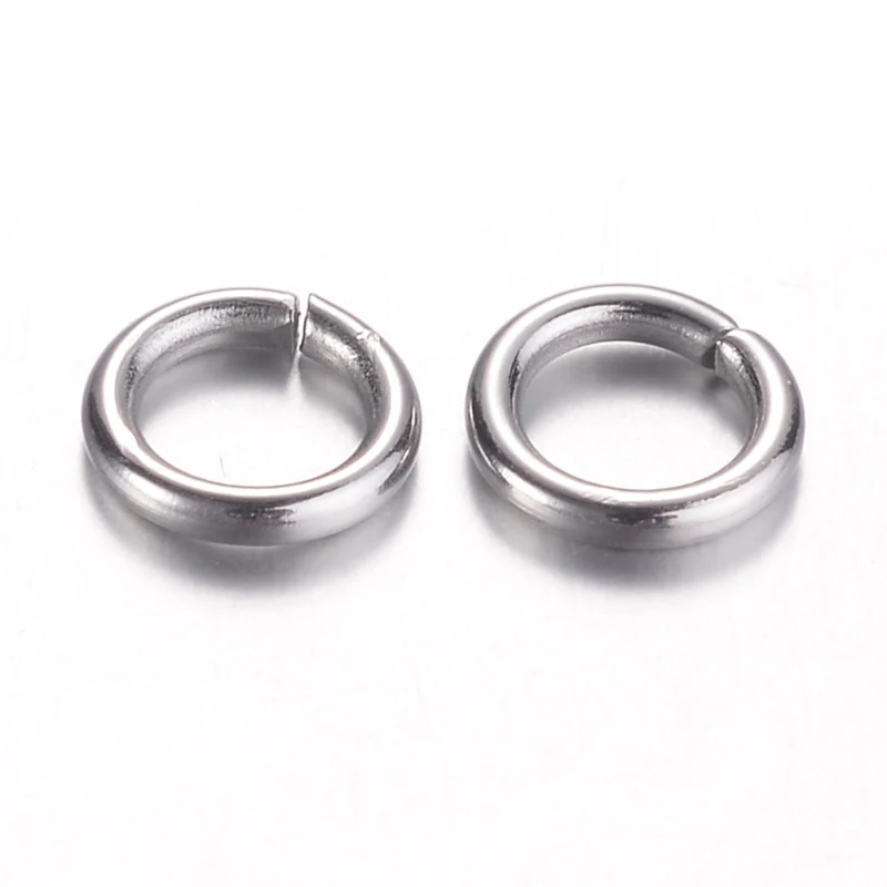 

30000pcs 4x0.5mm 304 Stainless Steel Jump Rings Close but Unsoldered Ring for DIY Jewelry Making 24 Gauge Inner Diameter: 3mm