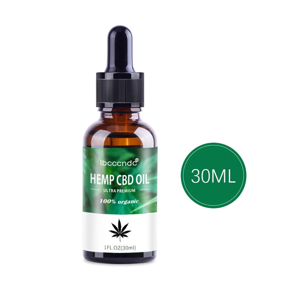 30ml 30 мл натуральное био-активное конопляное масло капель семян эфирное масло массажное масло КБР масло помогает сну травяное тело снимает стресс - Цвет: 30ml