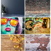 art fabric photo backdrops wood board brick wall vintage photography background for studio shoot photocall 21902xzm 02