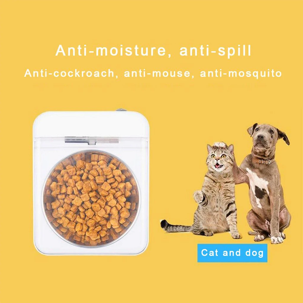 

Dog Cat Automatic Infrared Sensor Food Dispenser Pet Feeder Intelligent