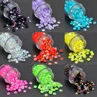 Блестящие розовые стразы с плоской задней поверхностью, 2, 3 мм