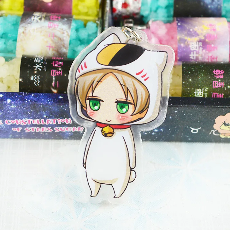 Natsume акриловые брелки для ключей брелок кулон с милым котом ювелирные изделия