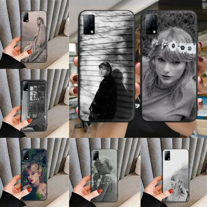 

Taylor Folklore Singer Swifts Phone Case For xiaomi note10 note3 note2 max3 max2 9 8 6 5 lite pro plus se soft Cover Fundas