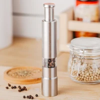 yomdid manual spice mill practical stainless steel salt pepper grinder molinillo de pimienta pepper mill kitchen grinding tool