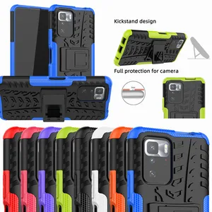 armor shockproof case for xiaomi mi pocophone x3 gt stand holder rugged silicone cover for xiaomi poco x 3 nfc m3 pro f3 m2 c3 free global shipping