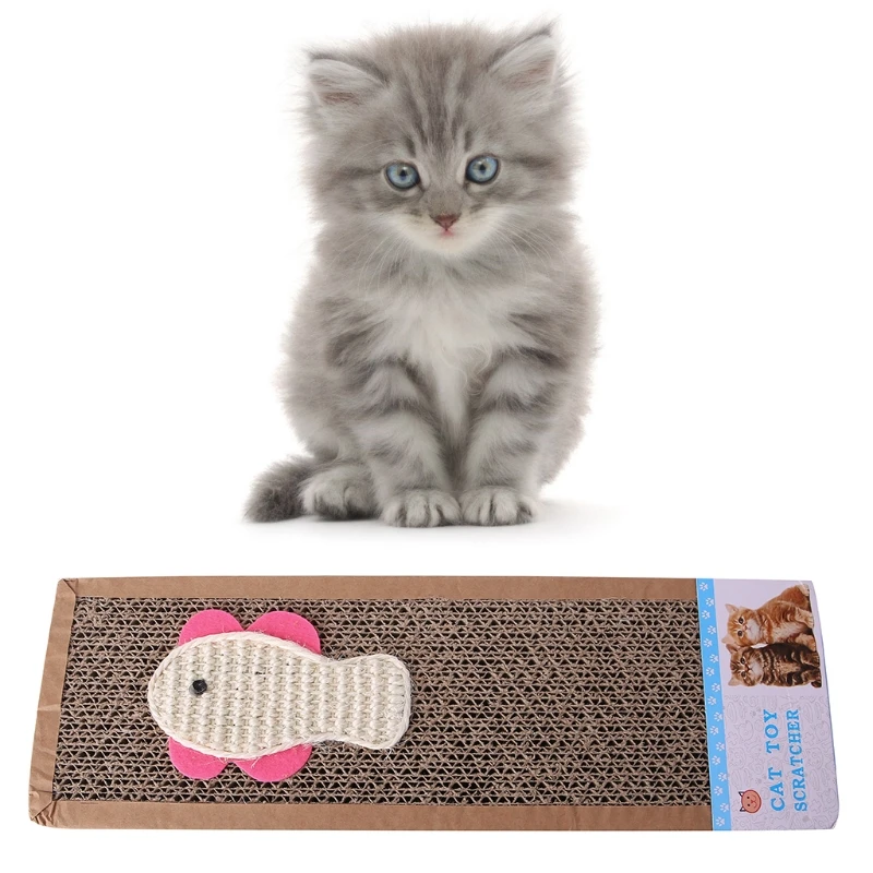 

Pet Kitten Scratch Scratching Board Post Claws Sisal Hemp Mat Pad Supplies