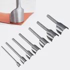 7 шт.компл. инструменты для кожевенного ремесла, полукруглый резак, дырокол, инструменты для ремесла кожи ручной работы, дырокол для ремня 10-40 мм