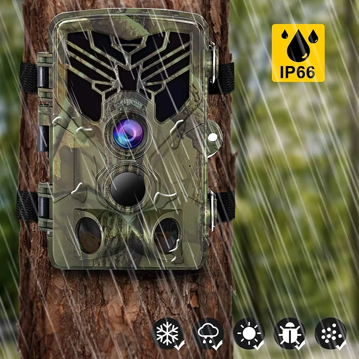 

Wifi Trail Game Camera 20MP 1080P Wireless Hunting Camera 940nm IR LED Bluetooth Wild Camera APP Scouting Surveillance Camera