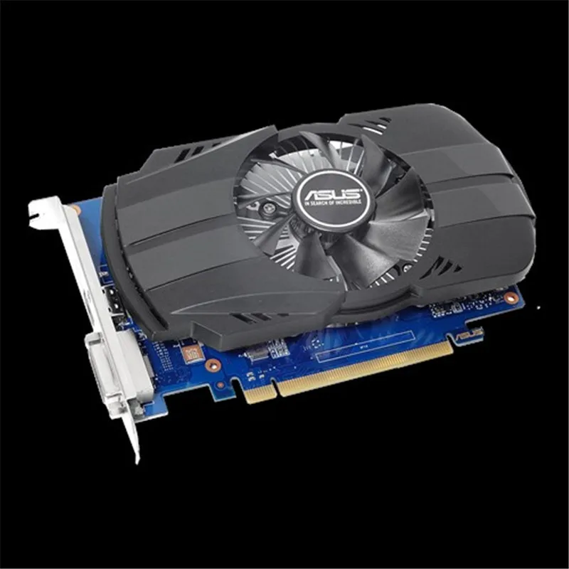 Видеокарта Asus PH-GT1030-O2G GeForce GT 1030 2 Гб Phoenix Fan OC Edition DVI | Компьютеры и офис