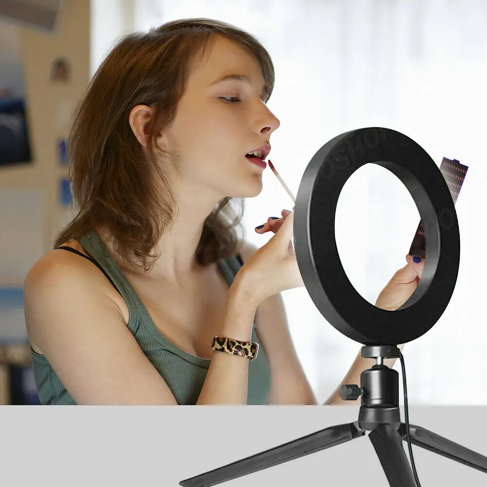 6 дюймов селфи кольцо светильник Настольная лампа для видеосъемки фотографий