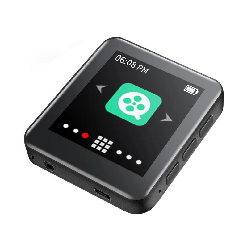 Ruidu M4 полный сенсорный экран Bluetooth 5 0 MP3 плеер портативный музыкальный с динамиком