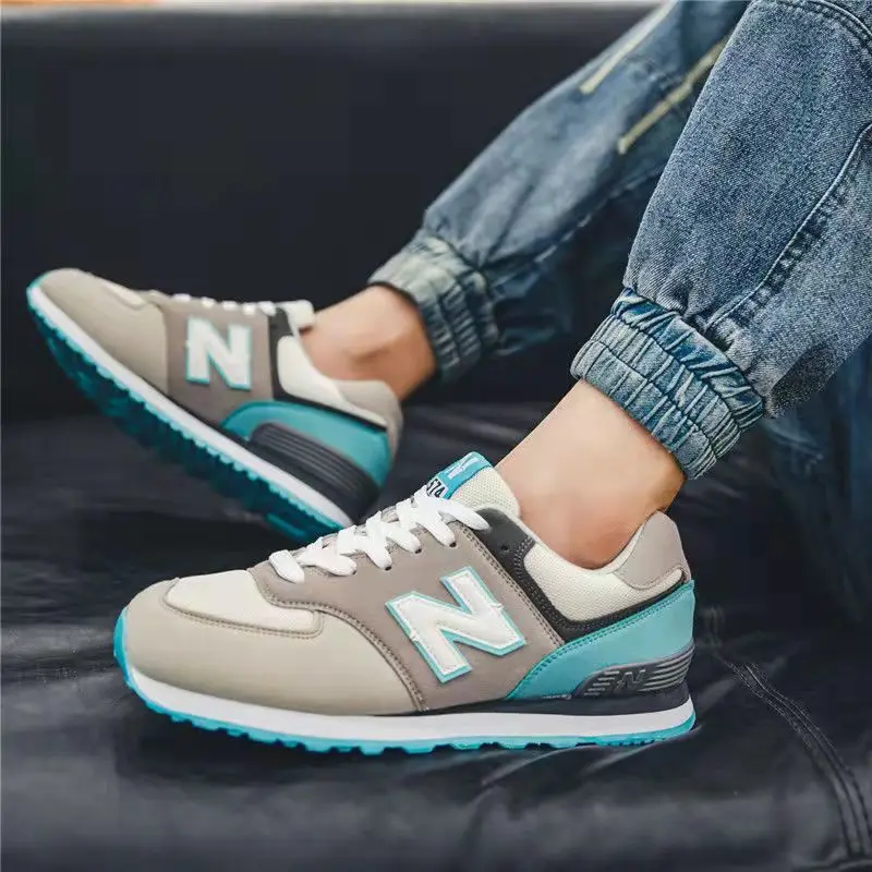 

574 retro running shoes, men's sports shoes, shock-absorbing sports shoes, women's rally shoes, nb574 sports shoes, mesh walking