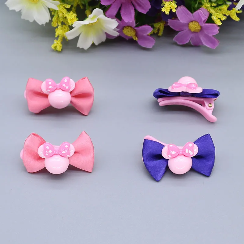 

10 colors Ribbons hair clips for girls hairpins headwear cute spinki do wlosow Barrettes kids Hair Accessories D04-1