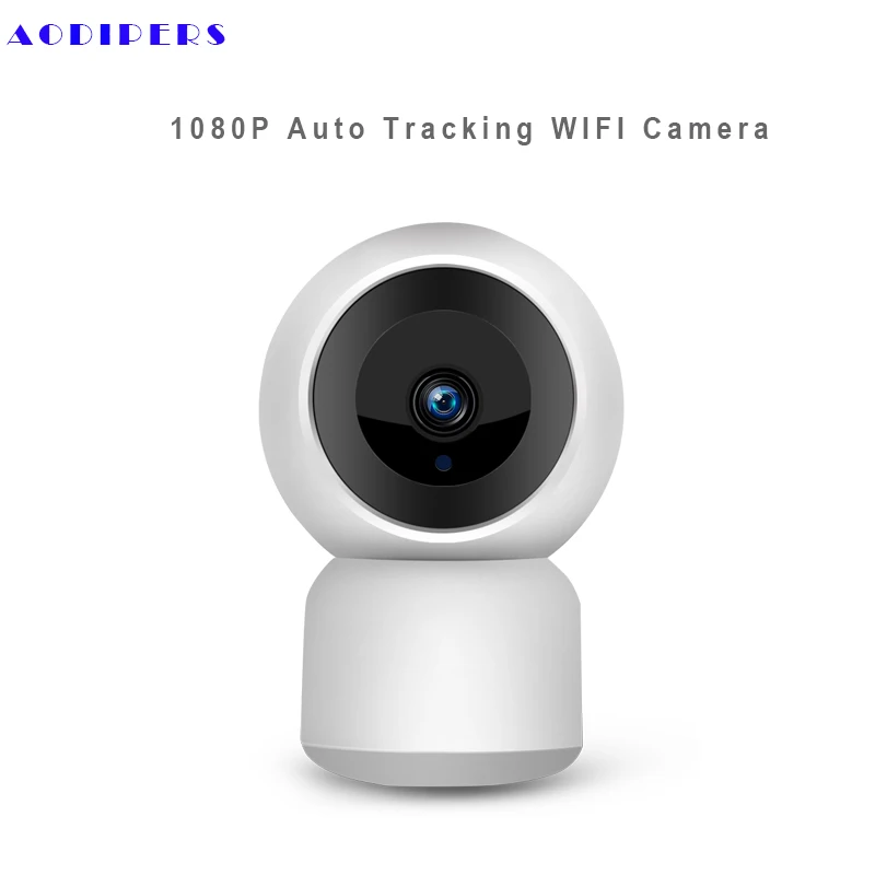 

1080P Infrared IP Camera Wifi Supports 3.6mm Lens H.264 Onvif TF card auto track function for home security Camera Baby Monitor