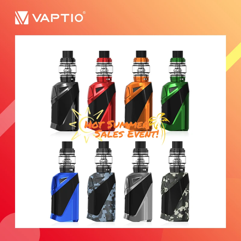 Vaptio Ironclad набор вейпов электронная сигарета вейп 80 Вт 6 мл стартовый с верхним