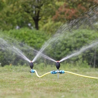 360 degree automatic rotation impulse sprinkler rotating garden lawn grass watering system water hose spray sprinkler irrigation