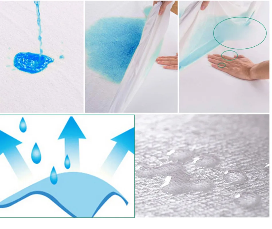 Водонепроницаемый чехол для матраса Роскошный кровати водонепроницаемый