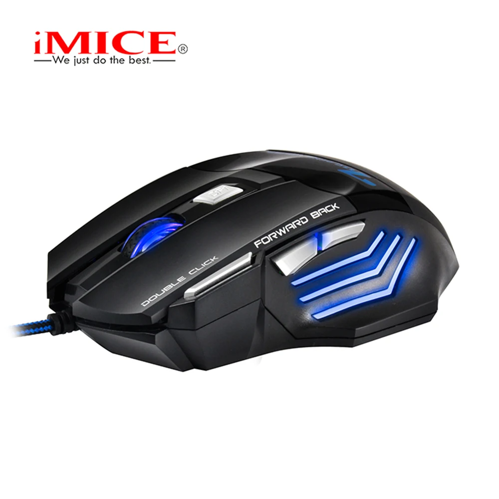 Imice X7 эргономичная Проводная игровая клавиатура Мышь 7 Кнопка точек на дюйм