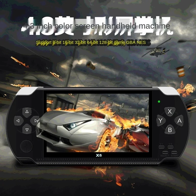 

X6 game console 2259 main control for PSP handheld with camera 8g children's gift arcade version nes for velcro nitendo switch