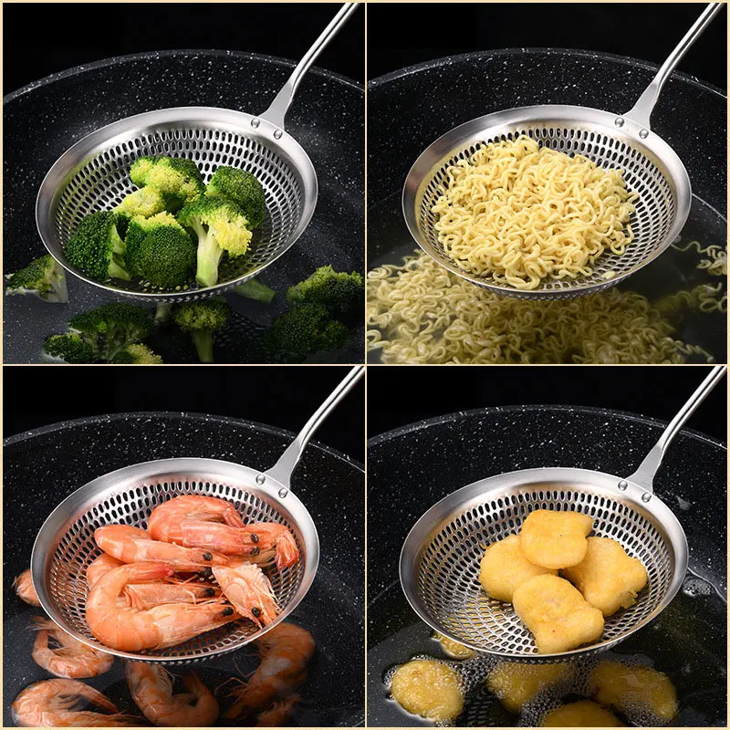 airbell colander strainer sieve slotted spoon cooking kitchen tools accessories utensil gadget tamis ladle skimmer frite ecumoir free global shipping