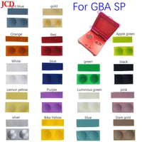 jcd 20sets for gba sp replacement screw dust plug cover rubber plug for gameboy advance sp shell housing luminous rubber