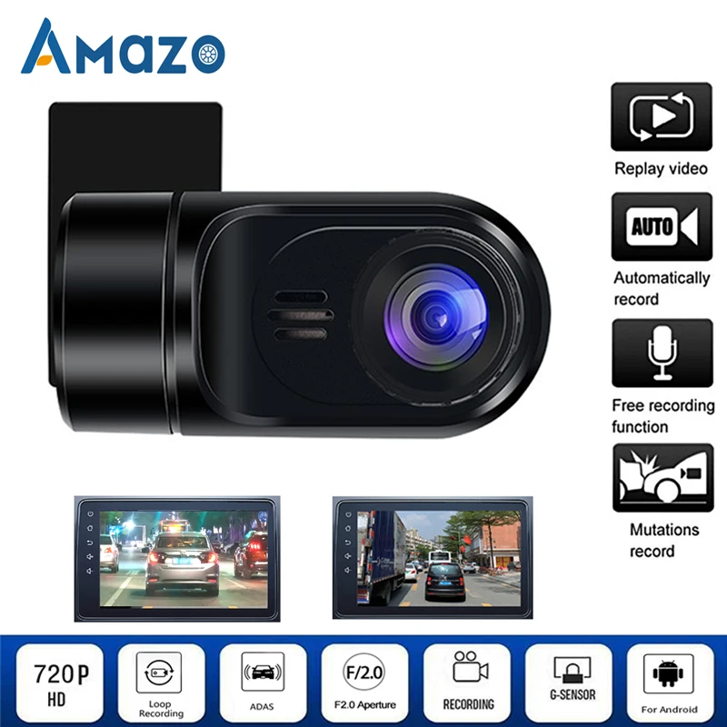 Автомобильный мини видеорегистратор USB HD 720P 140 градусов|Видеорегистраторы| |