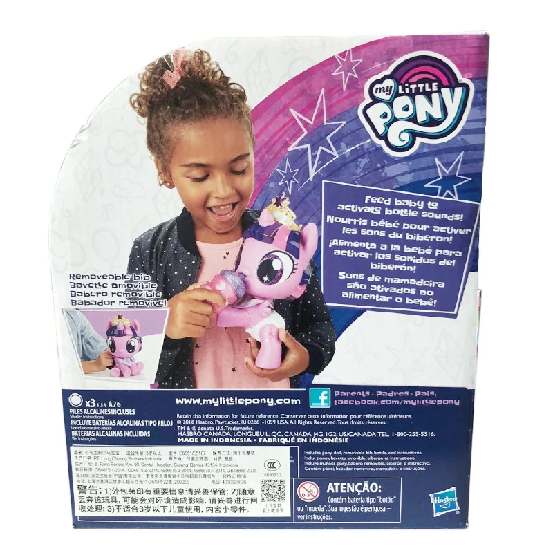 

Hasbro My Little Pony Toys Set Friendship Is Magic Twilight Sparkle Pinkie Pie Rarity PVC Action Figures Dolls Voice Doll