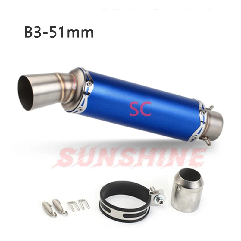 Универсальный глушитель для выхлопных газов мотоцикла труба GP из углеродного