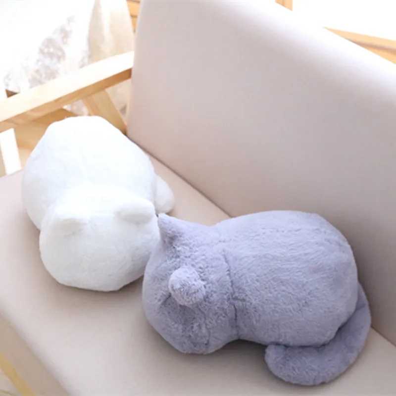

Kawaii Plush Cat Toys Staffed Cute Shadow Cat Dolls Kids Gift Doll Lovely Animal Toys 3 Colors Home Decoration Soft Pillows
