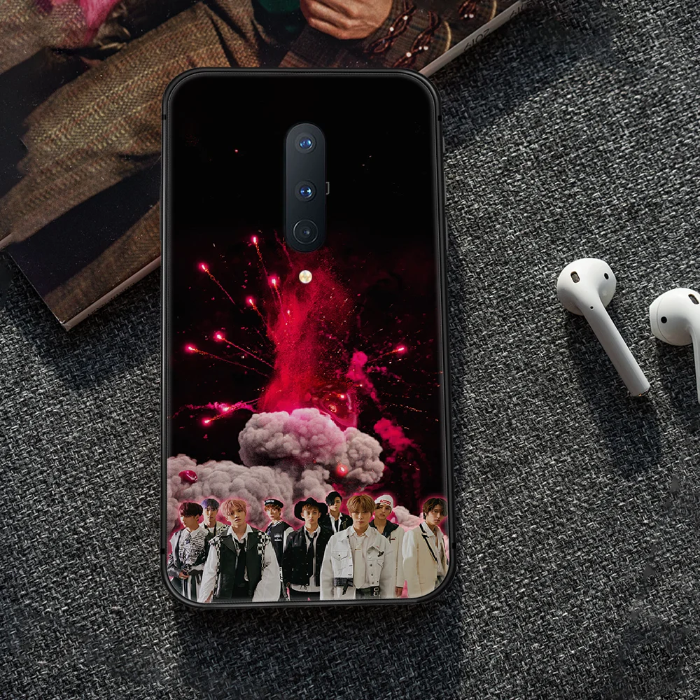 

Kpop NCT 127 Neo Zone Phone Case Cover Hull For 1+ Oneplus 5T 6 6T 7 7T 8 8T Pro black Cover Painting Bumper Luxury Hoesjes