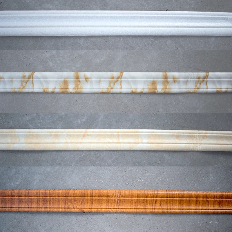 Самоклеящаяся плинтус из пены талия угловая Линия пола настенная наклейка