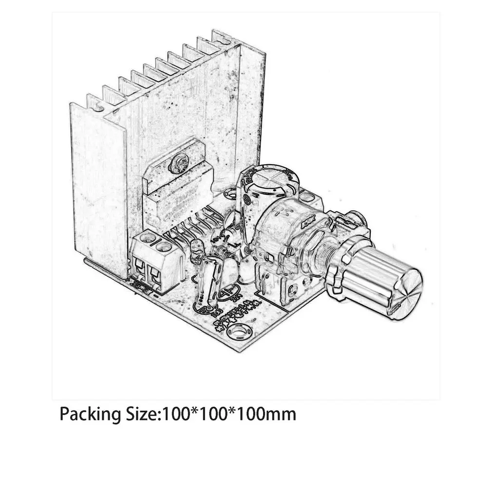 

TDA7297 Version B Amplifier Board DC 9-15V 15W*2 Digital Audio Power Amplifier Module Stereo Dual Channel 15W + 15W Amplificador