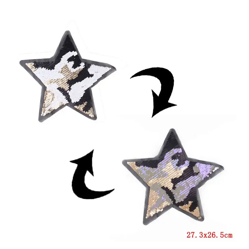 Двусторонняя аппликация Pulaqi с блестками нашивка в виде животного нашивки для