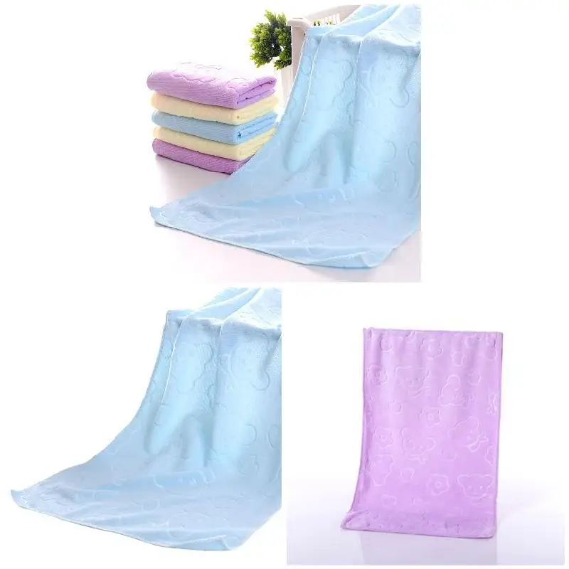 Полотенце из микрофибры тисненное толстое мягкое впитывающее ультратонкое