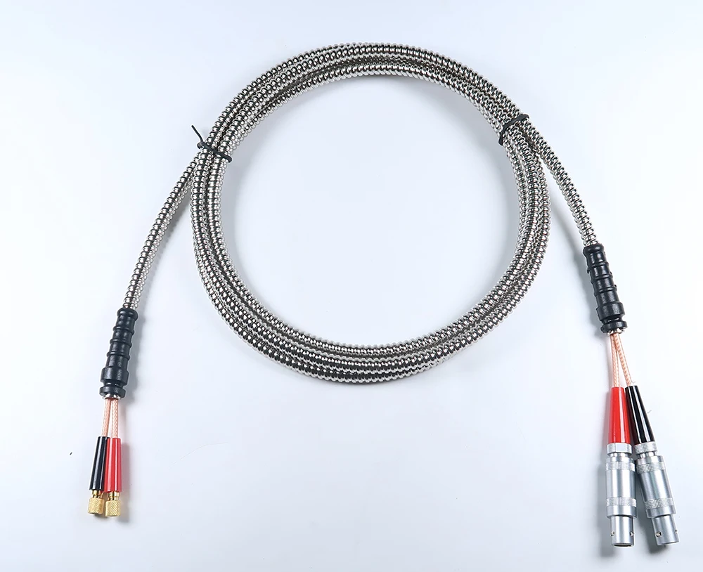 Двойной бронированный кабель LEMO 01 для MICRODOT гибкий защитный Ультразвуковой из