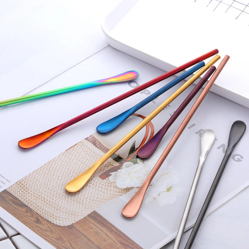 Корейская 304 ложка для смешивания из нержавеющей стали креативная Коктейльная