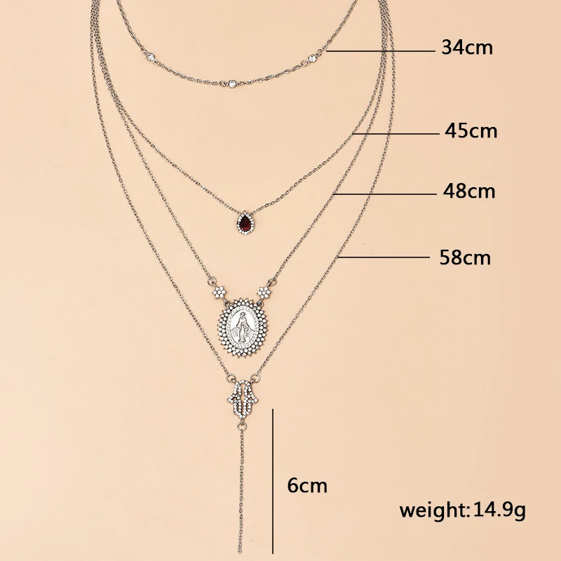 Набор женских цепочек 4 шт./компл. | Украшения и аксессуары