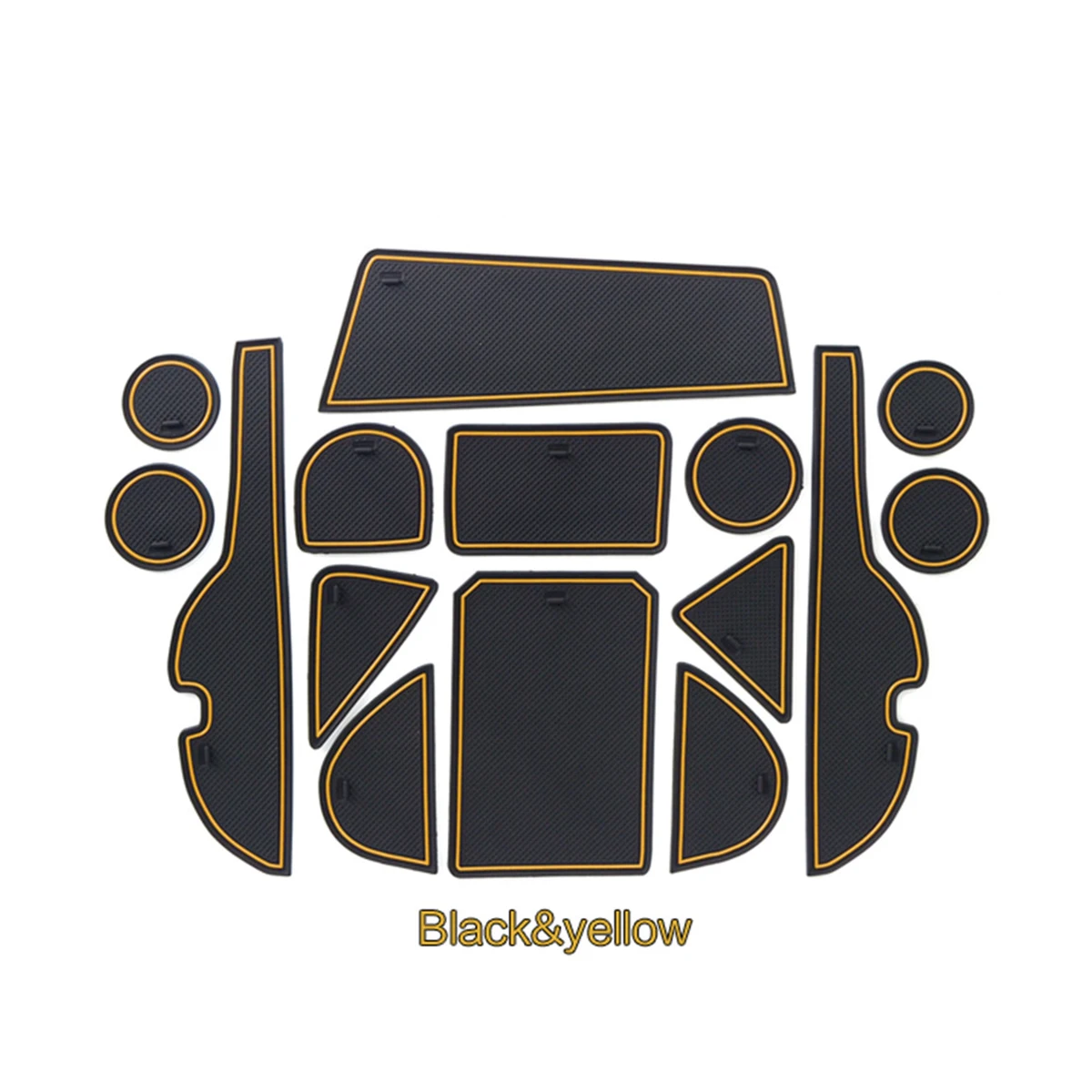 

15 шт., Противоскользящие коврики для ворот Toyota RAV4 2013-2018, резиновые подставки, аксессуары для Рав 4 2013, 2014, 2015, 2016, 2017, 2018