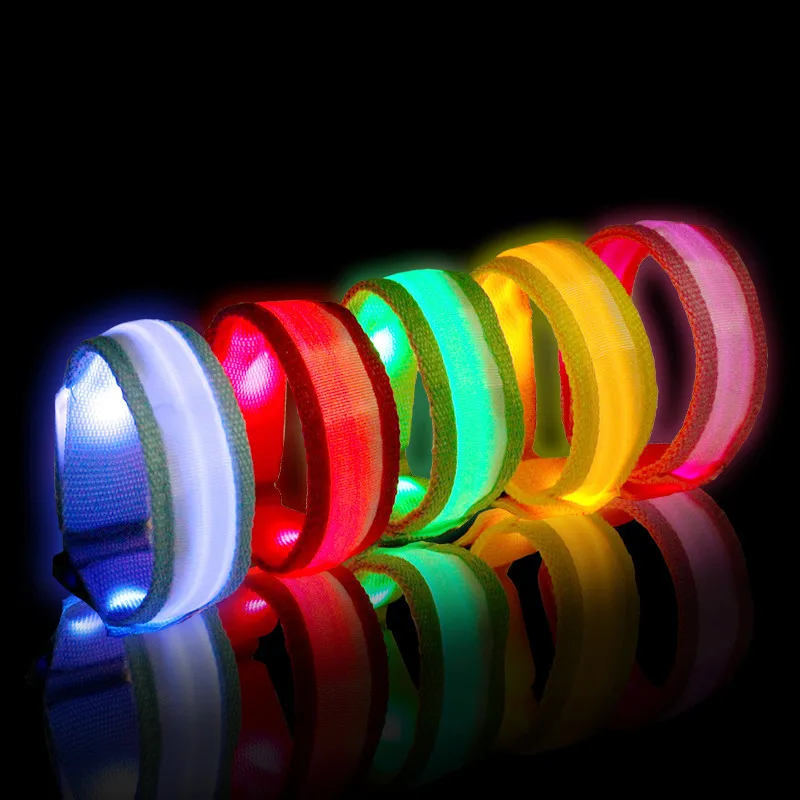 Outdoor Sports Running Light Jogging LED Night Run Cycling Bike Portable Bracelet Lights Armband Strap Safety Camping Tool | Спорт и
